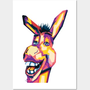 Donkey the Smile Posters and Art